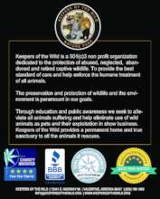 Keepers of the Wild Mission Statement
