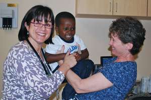 Dr. Kanter, Christopher, Kathy (TRTP President)