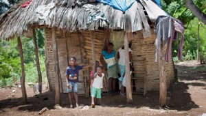 Widline's home in Western Haiti