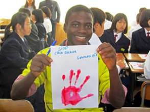 Participated in a class of Japanese School