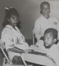 Delfina & Aneudy in 1994