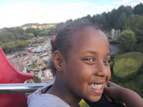 Happy Child at the Legoland trip
