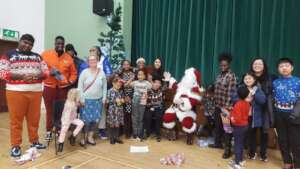 Christmas party with our families