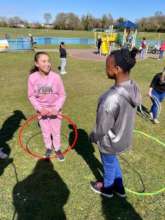 At our Multisport Family fun day in Easter holiday