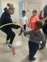 Kids having fun at Monday Club