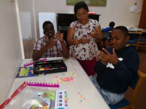 During creative social activities
