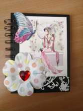 A note book decorated by the children