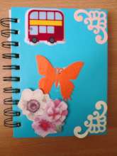 Note book decorated by the children
