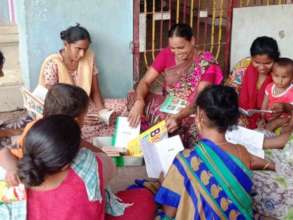 Women members of mobile library