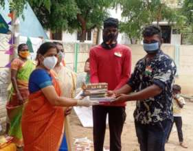 Books donated to Mobile Library