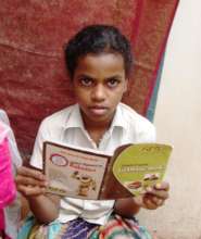 Mathi developing her language skills