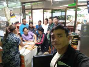 Signing the land agreement