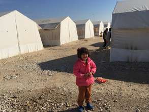 Northern Iraq Relief Work - Child in Refugee camp