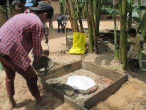 Latrine Concrete Floor