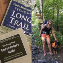 Betsy and her pup walk the Long Trail!