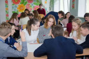 Peace School lesson in Kyiv School #211
