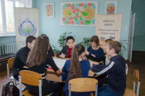 Peace School lesson in Kyiv School #211