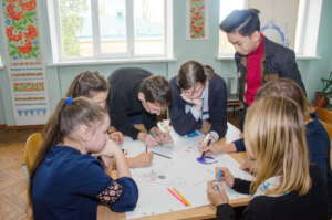 Peace School lesson in Kyiv School #211