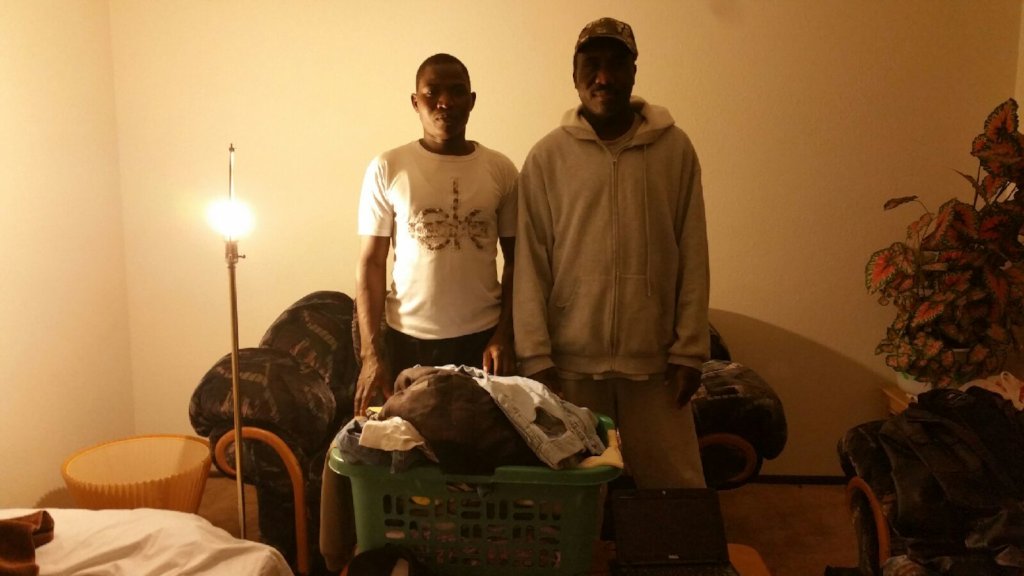 Winter clothes, guides to US for Darfur refugees