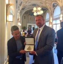 Evian Gold Key and Distinguished Citizen Award