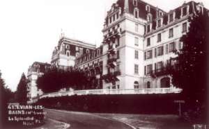 Photo of Hotel Royale in Evian, France in 1938
