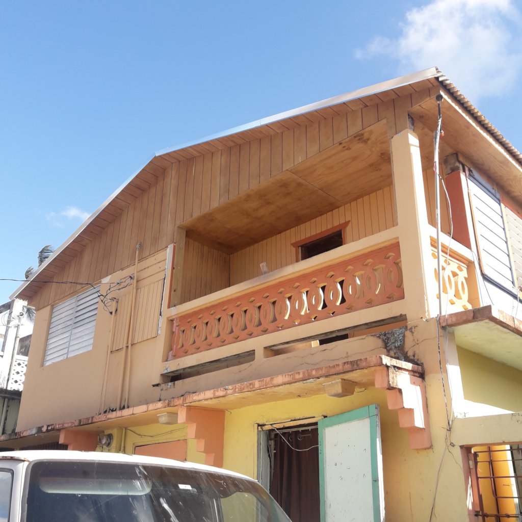 Home with Newly-Built Roof - Exterior View