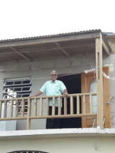 Don Cosme in His Newly Roofed Porch
