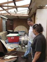 Gladys lost the roof and belongings