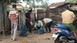 Vaccination drive on the city streets