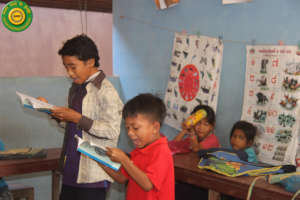 Reading competition in our English class.