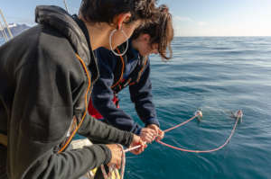 Microplastic sampling in Svalbard