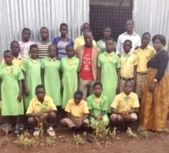 Agnes with classmates