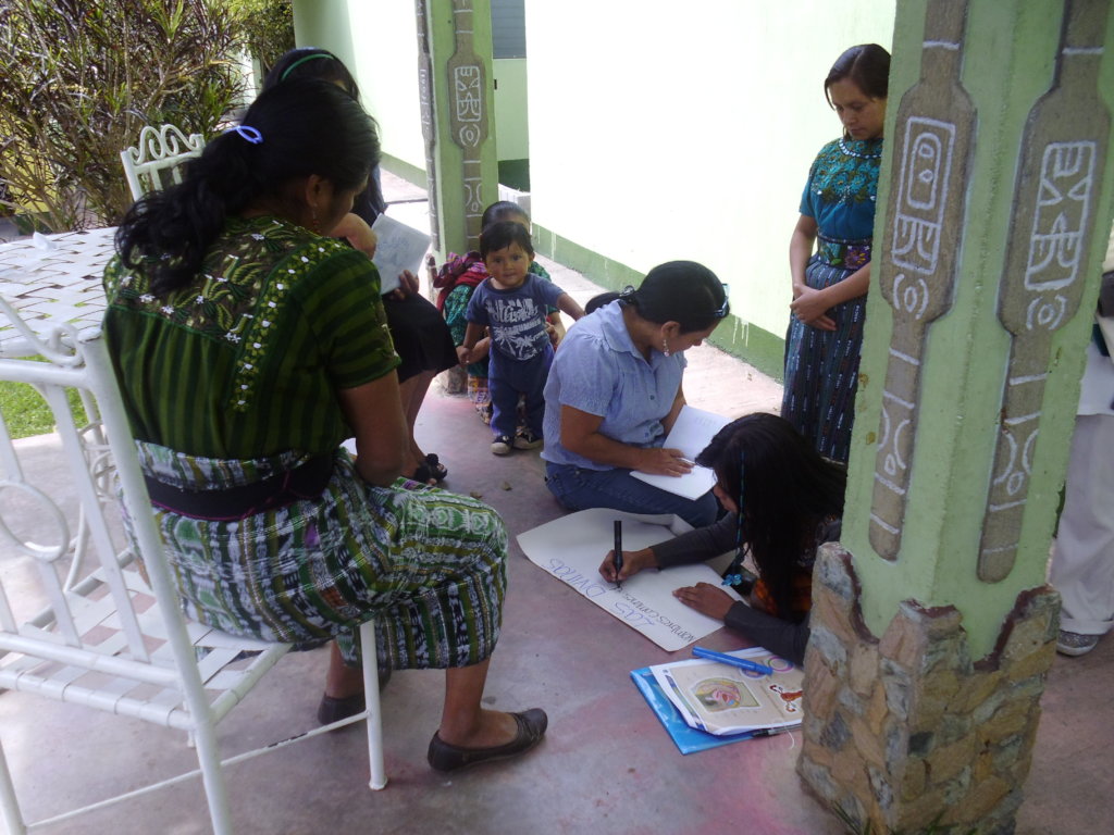 Against slavery of working women in Guatemala.