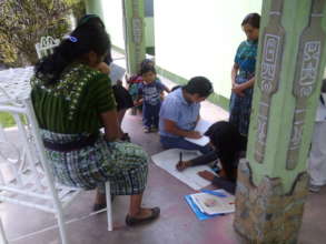 In training workshop