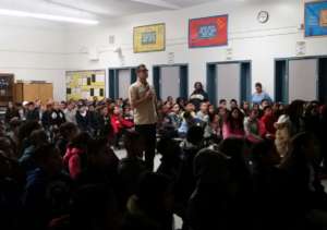 Rhinocation at a primary school east of LA!