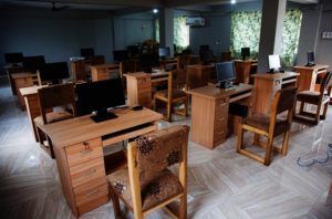 Computer lab at Challenging Heights, Ghana