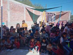 Celebration on property  with much needed building