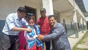 Kushadevi girl wins a scholarship at Rato Bangla!