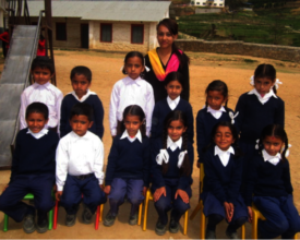Bina with her class this Summer.