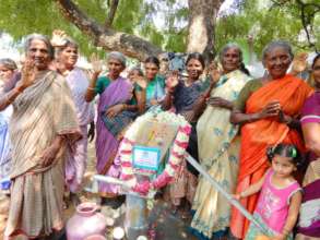 Happy Women at New Village Well