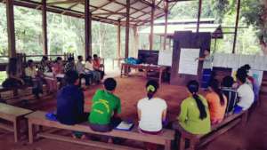 Human Rights Education training in rural area
