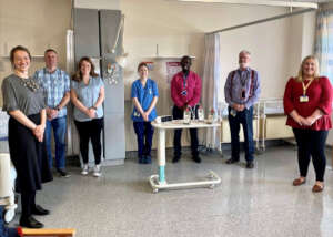 Katie, Tiny Tickers & staff at NHS Western Isles