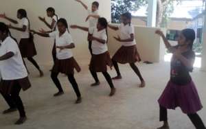 Dance class at Cotgala School
