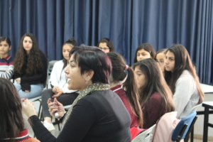 Kayan staff give youth workshops