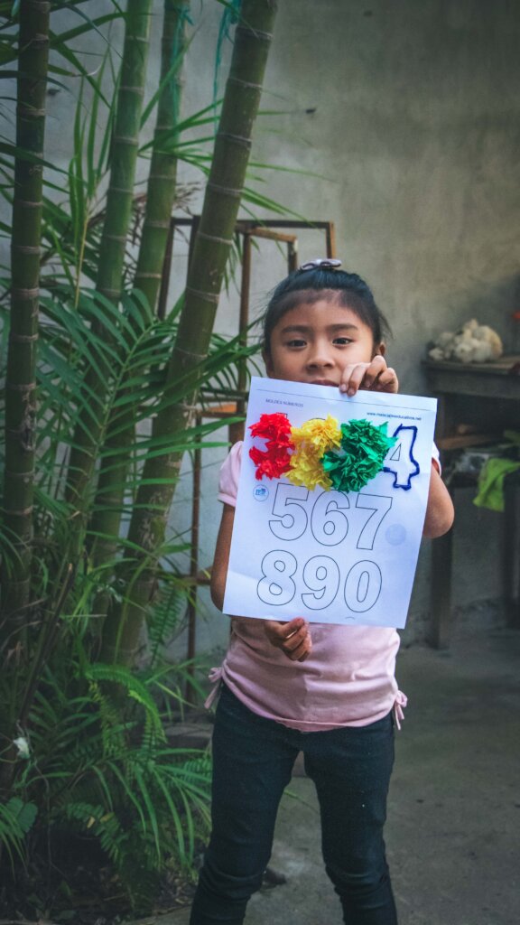 Learning with numbers in a creative way