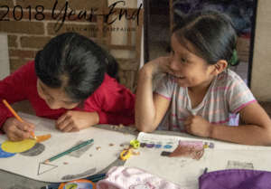 Sisters Hadasa and Damariz Pablo at our Art Class