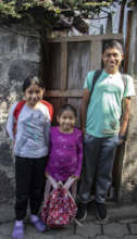 Israel, Hadasa, and Damaris are ready for school!