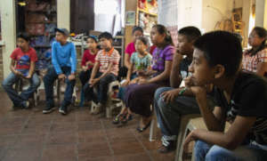 Our beneficiaries during a workshop