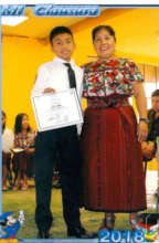 Pedro and his 8th grade teacher