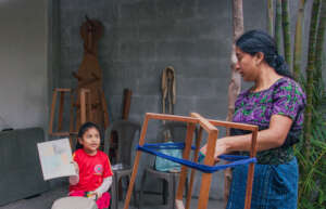 Weaving education, illuminating children's future